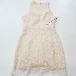 superdown Patty High Neck Crochet Dress in Ivory Small Photo 2