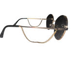 Pretty little things Gold & Black Cat Eye Sunglasses new Photo 1