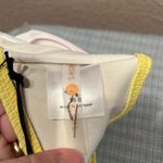 Shade & Shore Yellow Ribbed Bandeau Swim Bikini Top Size 36B NEW NWT Photo 9