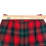 Norton Mcnaughton Vintage 90s red tartan plaid wool shorts punk grunge Photo 2