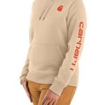 Carhartt  Relaxed Fit Women’s Cream Hoodie Size XS Photo 0