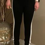 Forever 21 Black Pants With White Stripe Down Side Photo 1
