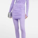 NWOT Alex Perry lilac rhinestone dress mini Size 6 Photo 0