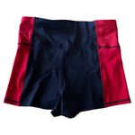 Fabletics  Gabriella Deep Navy
Haute Red High-Waisted Swim
Shorts size Med Photo 1