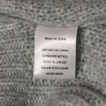 Marea Classic Cable Knit Cardigan in Green Wool Blend Size S Photo 6