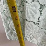 A New Day mint floral lace sloped hem dress, size M Photo 5