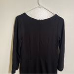 Gap  Ponte Sheath Dress Black 3/4 Sleeve Boatneck 6 Photo 6