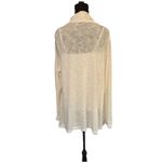 Bobeau  Cream Ivory Boho Shrug Poncho Lightweight Women’s Size M Photo 2