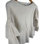 Madewell  Layered Sleeve Pullover Coziest Yarn Sweater Antique Cream Size XS‎ Photo 5
