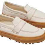 Vans NEW Style 53 Linen Canvas Natural Gum Loafers Sneaker M 9.5 W11 Photo 1