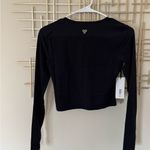 Aritzia Golden Black Long Sleeve Top Photo 1