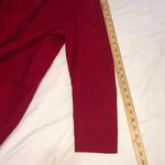Vintage Wool Red Long Line Blazer Jacket Size 8 Christmas Holiday Photo 4