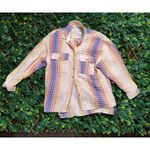BDG  Stanley Waffle Knit Oversized Shirt Jacket Size XS Photo 4