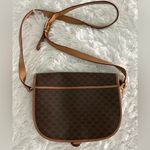 CELINE  Brown Macadam Crossbody Bag Handbag‎ Photo 3