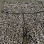 Lululemon Wunder Under Half Tight Black/White Size 8 Photo 2