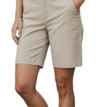 Apt. 9  Essentials Bermuda Shorts Khaki Size 8 — Classic Tan, 10" Inseam Photo 0