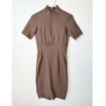 Elaine Kim Tech Stretch Zip Off Midi Dress Gray Size XS Photo 3