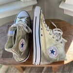 Converse Chuck Taylor Hi Top Sneakers Shoes All Star Shiny Gold Size 8.5 Photo 5