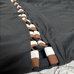 Seafolly  $199 Sun Stripe Black Bandeau One Piece Swimsuit size 18 DD Cup NEW Photo 8