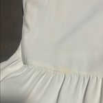 Amanda Uprichard  Cream Tiered Dress with Ties at the Shoulder Photo 6