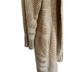 Aerie  Light Tan Open Front Cardigan Sweater Knit Pockets Size L/XL Photo 2