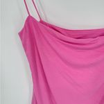 Naked Wardrobe  Pink‎ Got The Scoop Tank Bodysuit Sz L NWT Photo 3