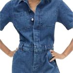 Everlane The Short Sleeve Denim Cover All Jumpsuit Size 0 Photo 2