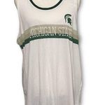 Rivalry Threads NWT Michigan State Spartans Ladies’ Sleeveless Muscle Tee Tank Top New Ringer Photo 0