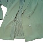 Jessica London  Women's Green Double Breasted Blazer Jacket‎ Size 12 Photo 4