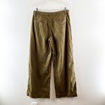 L'Agence Jayce High Rise Pleated Chino Wide Leg Pants Green 29 / 8 Photo 5