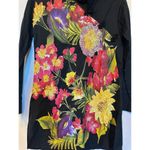 Butler and Wilson Floral tunic/Dress Mandarin Collar Size Small Black Photo 2