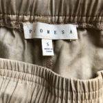 Prómesa Promesa Beige White Tie Dye Cargo Jogger Pants Drawstring Women's Size Small Photo 9