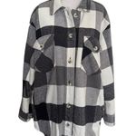 RDI Shacket - Black & White Plaid Size Medium Photo 1