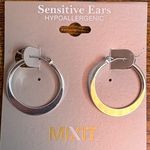 Mixit  Silver and Gold Hypoallergenic Earrings Photo 2