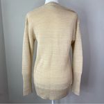 Nine West  Cream Tan Ribbed Sweater Photo 2