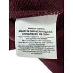 Nike  Dri-Fit Embossed Logo Sweatshirt XL Burgundy Crewneck Raglan Athleisure Photo 5