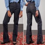 Zimmermann Concert Stiletto Jeans Women’s Size 28 Dark Denim Flare Leg Split Hem Photo 1