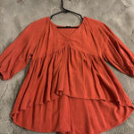 Umgee  top flowy tan red Photo 0