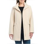 Vince Camuto Women’s Faux Wool Oatmeal Cream Pea Coat NWT XL Photo 11