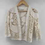 Anthropologie  Cream Lace Jacket Photo 0