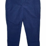 Chelsea28  Navy Cotton Eyelet Mid Rise‎ Crop Pant Photo 0