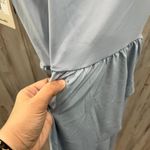 Halara New Breezeful High Low Midi Dress Thin Ice Blue Shelf Bra Womens Small Photo 4