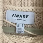 VERO MODA AWARE by Womans Cowl Neck Sweater Vest Size S Beige Photo 5