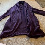 Leith  purple open front cardigan M Photo 1