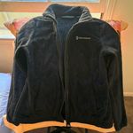 Free Country women’s black sherpa fleece full zip up jacket windbreaker Photo 4