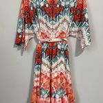 Jealous Tomato  NWT Colorful Aztec Geometric Print Mini Dress Size Small Photo 6