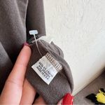 Bryn Walker  Dimitri Tunic Top Oversized Brown Boxy Terry Knit Photo 5