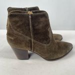 Frye Renee Seam Suede Short Boot in Brown Size 10 Photo 9