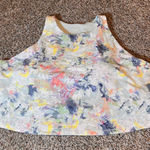 Old Navy  Active Tank‎ Top PowerChill Light Support Floral Print 4X Photo 0