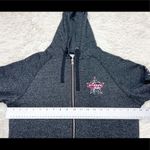 PBR Professional Bull Riders Grey Metallic Jacket Size Small Silver Photo 4